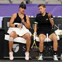 Schuurs im Eroeffnungsspiel der Doppel WTA Finals Sport Sonstiges