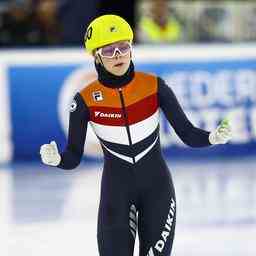 Shorttrack Flitzer Velzeboer siegt im Rekord ueber 500 Meter beim Weltcup