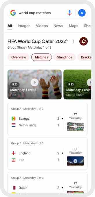 1668079817 919 Google fuehrt plattformuebergreifende Funktionen ein um das Verfolgen der FIFA