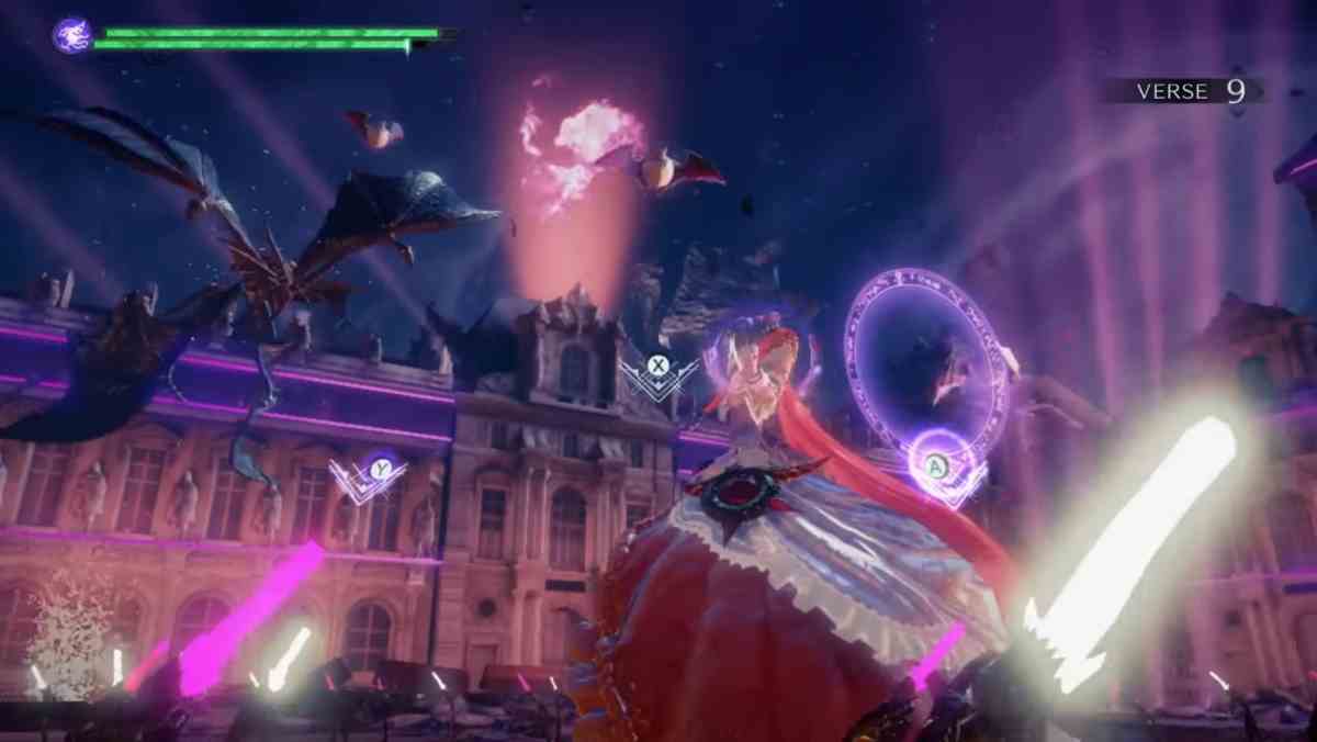 Bayonetta 3 Rhythmus-Spiel Abschnitt Herausforderung Baal Zebul, wie man Insekten ausweichen Verzauberung extrem schwierig PlatinumGames Nintendo