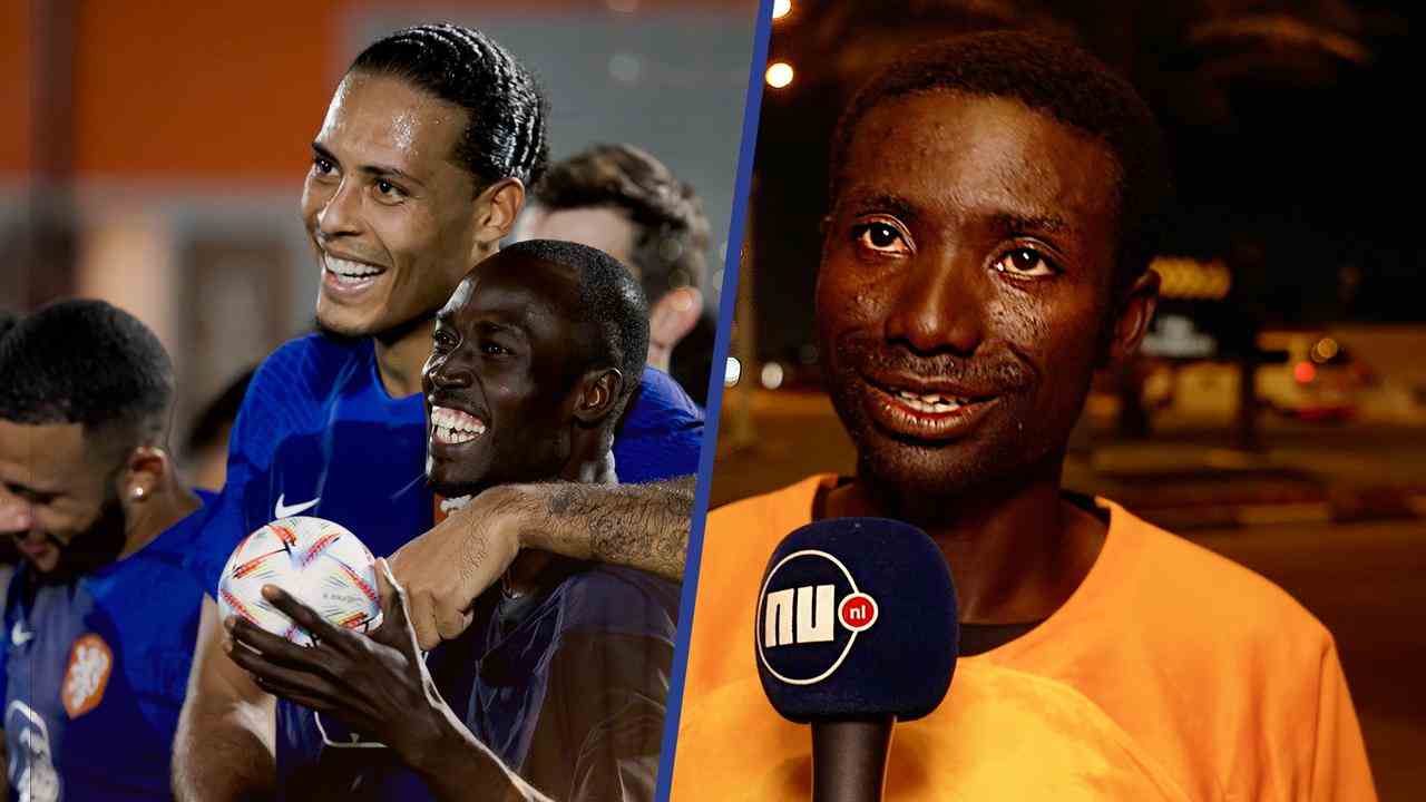 Beeld uit video: Bezoek arbeidsmigranten aan Oranje was gekunsteld, maar ze genoten wel