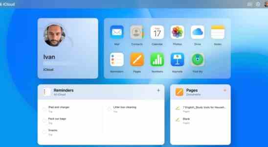 Apples iCloud Website erhaelt ein Widget artiges Redesign • Tech