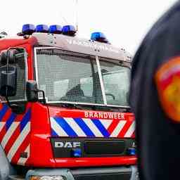 Ausbrechendes Feuer in Kellerbox Veenendaal einige Haeuser koennen unbewohnbar sein