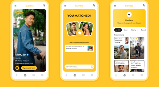 Bumble fuehrt eine neue Nachricht vor dem Match Funktion „Komplimente ein • Tech