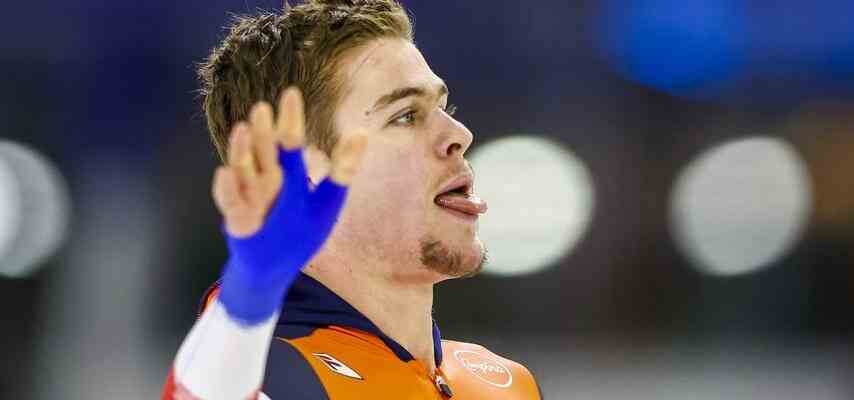 Leerdam auch Bester ueber 1000 Meter in Thialf Wennemars ueberrascht