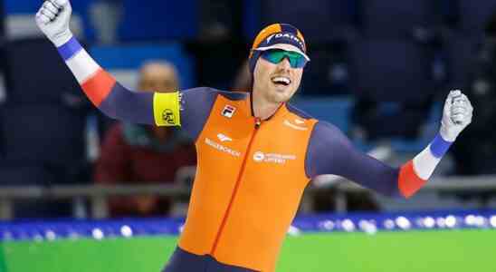 Norwegischer Konkurrent draengt Patrick Roest zu historischem Rennen in Thialf