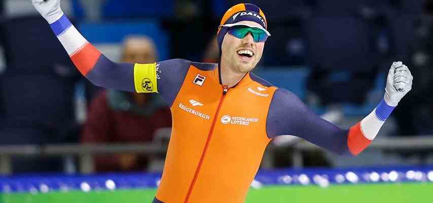 Norwegischer Konkurrent draengt Patrick Roest zu historischem Rennen in Thialf