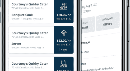 Qwick sammelt VC Gelder um Gig Arbeiter mit Jobs im Gastgewerbe zusammenzubringen