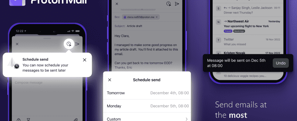 Seien Sie wie Gmail Proton Mail bietet bald E Mail Kategorisierung Nachrichtenplanung