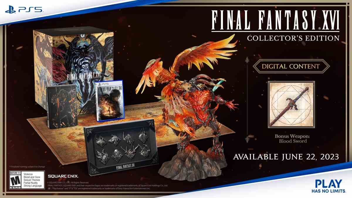 Alle Details zu Final Fantasy XVI (FF16) Standard, Deluxe Edition und Collectors Edition: wo wie wann vorbestellen, plus Preise CE Collectors Edition