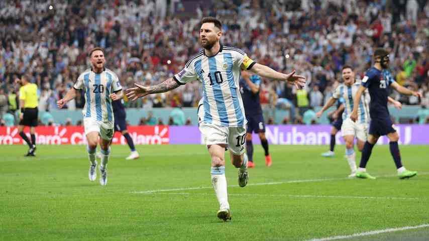 1670966003 841 Brillanter Messi fuehrt Argentinien auf Kosten von Kroatien ins WM Finale