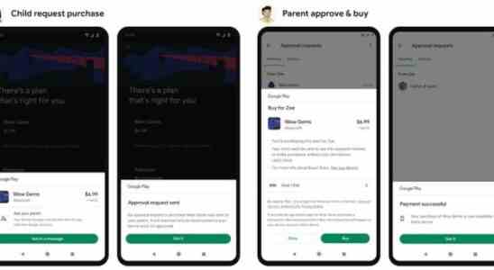 Google Play ermoeglicht es Kindern jetzt Kaufanfragen an Erziehungsberechtigte zu