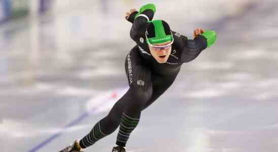 Jutta Leerdam fuehrt NK Sprint nach sensationellem Streckenrekord ueber 1000 Meter