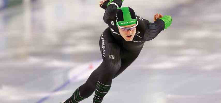 Jutta Leerdam fuehrt NK Sprint nach sensationellem Streckenrekord ueber 1000 Meter