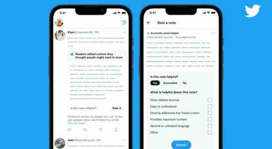 Twitter beginnt mit der weltweiten Einfuehrung seiner Community Notes Funktion •