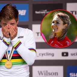 Weltmeister Remco Evenepoel versteigert Regenbogentrikot fuer Genesung Amy Pieters