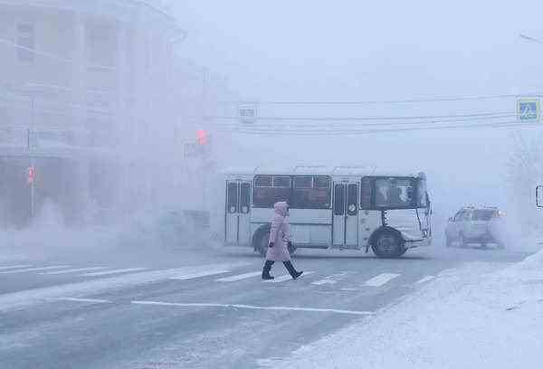 Russlands Jakutsk von extremen Minusgraden heimgesucht