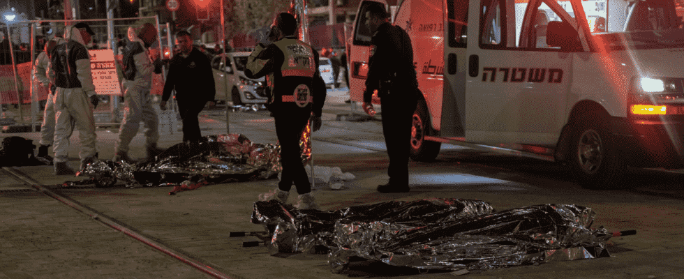 7 Tote bei Schuessen vor der Synagoge in Ost Jerusalem