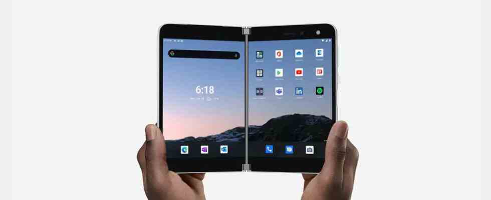 Das naechste Surface Duo von Microsoft koennte wie das Galaxy