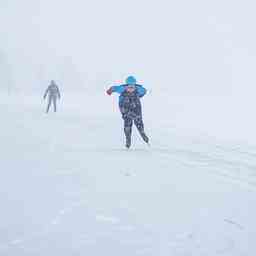 Die Skater Dedden und Hekman sprinten am Weissensee zum nationalen