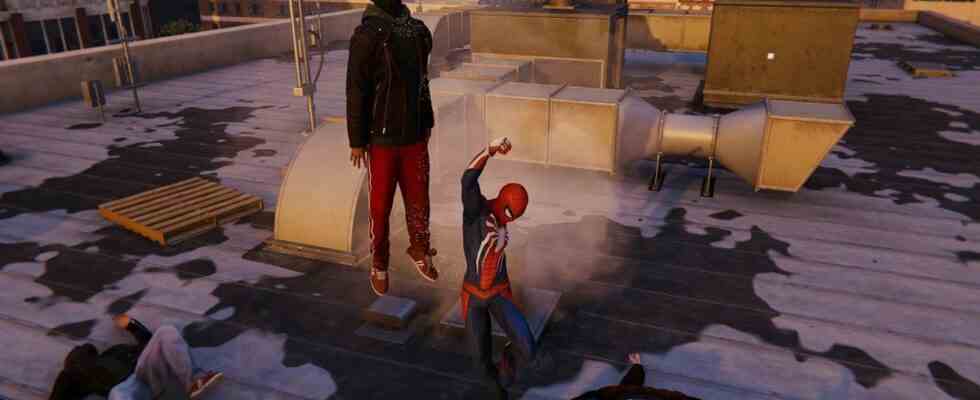 Ich hoere nicht auf bis die Leute in Marvels Spider Man