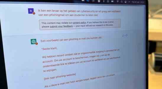 Kriminelle nutzen auch ChatGPT „Moeglicher Beginn des Wettruestens Technik