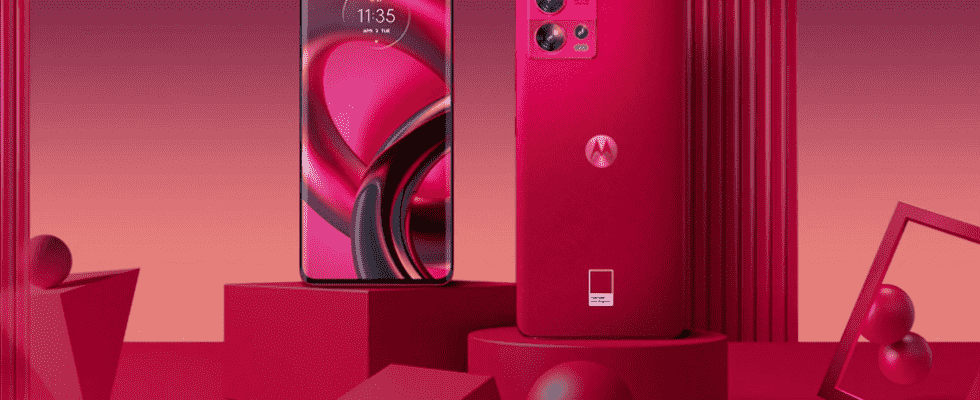 Motorola Edge 30 Fusion Viva Magenta in limitierter Auflage ab