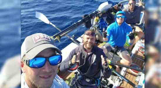 Niederlaendische Frachter Crew rettete vier Maenner im Atlantik Im Ausland