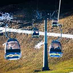 Zwei Drittel weniger Schnee in den Alpen Trockent der Rhein