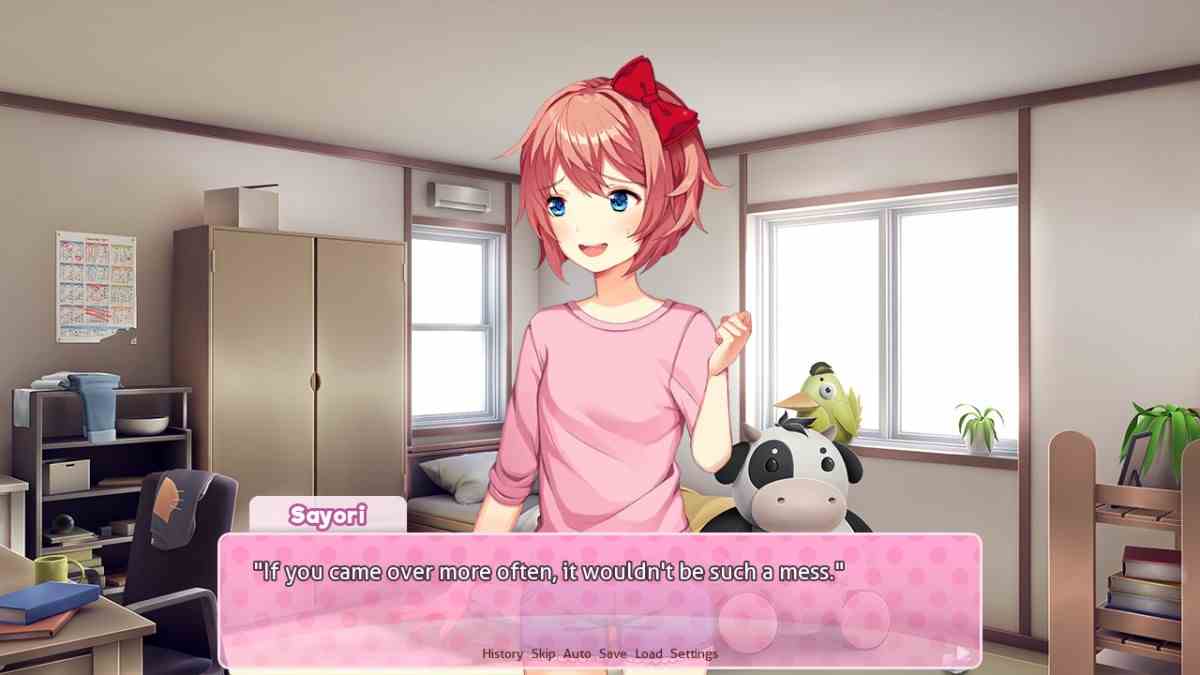 Im Doki Doki Literature Club (DDLC) könntest du Monika als eine Art Killer-KI-Valentine interpretieren, aber sie hat dem Spieler Lektionen zu erteilen.