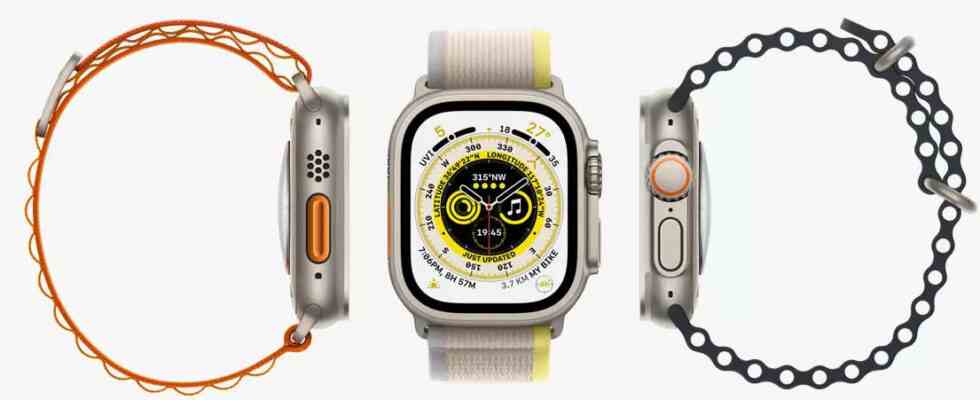 Apple koennte die Displaygroesse von Watch Ultra im Jahr 2024