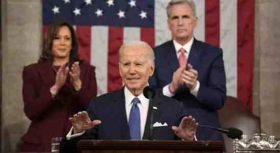 Biden Biden sagt in State of Union dass die USA