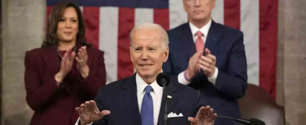 Biden Biden sagt in State of Union dass die USA