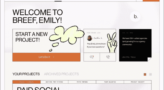 Breef sammelt 16 Millionen Dollar um Marken mit Marketingagenturen zusammenzubringen