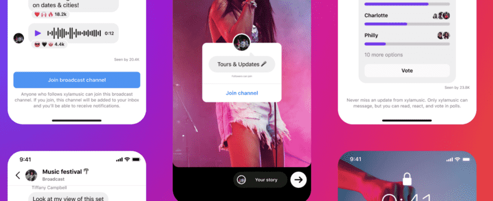 Broadcast Kanal Instagram aehnlicher Broadcast Kanal kommt bald zu Messenger und Facebook