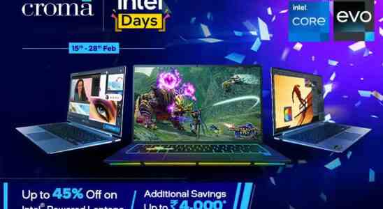 Croma Intel Days angekuendigt Deals Angebote und mehr