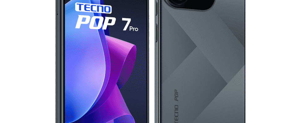 Das Tecno Pop 7 Pro Smartphone wird moeglicherweise diesen Monat in