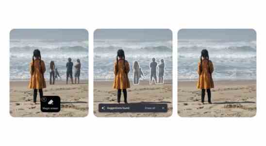 Der KI gestuetzte „Magic Eraser von Google Fotos ist jetzt ein