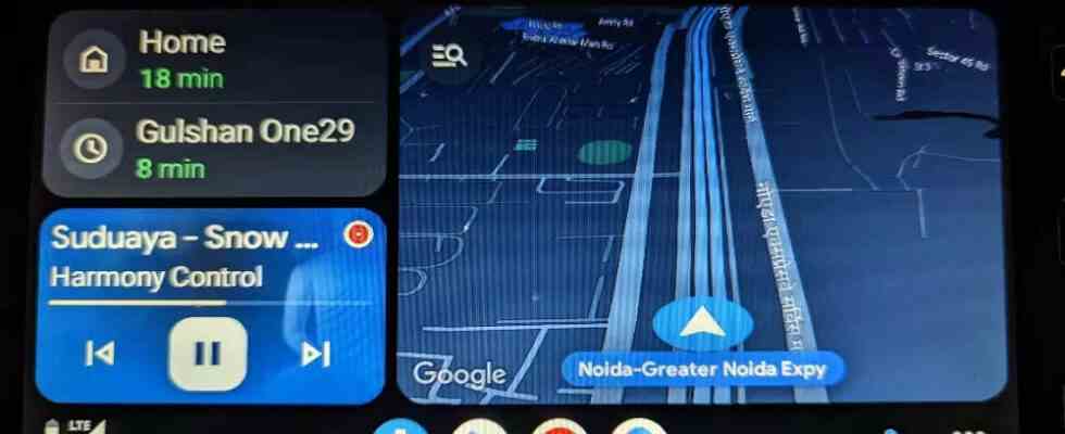 Die neue Benutzeroberflaeche von Android Auto wird in Indien eingefuehrt
