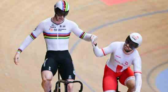 Dominanter Lavreysen holt Europameistertitel im Sprint Bronze fuer Van de