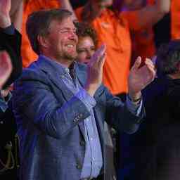 Koenig Willem Alexander besucht das Finale der Jubilaeumsausgabe ABN AMRO Open