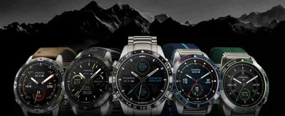 Marq Garmin erweitert die Marq Kollektion um fuenf neue Smartwatches Preis