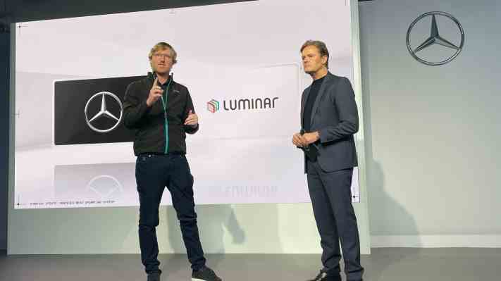 Mercedes fuegt Luminar Lidar zu mehr Fahrzeugen in einem Multimilliarden Dollar Deal