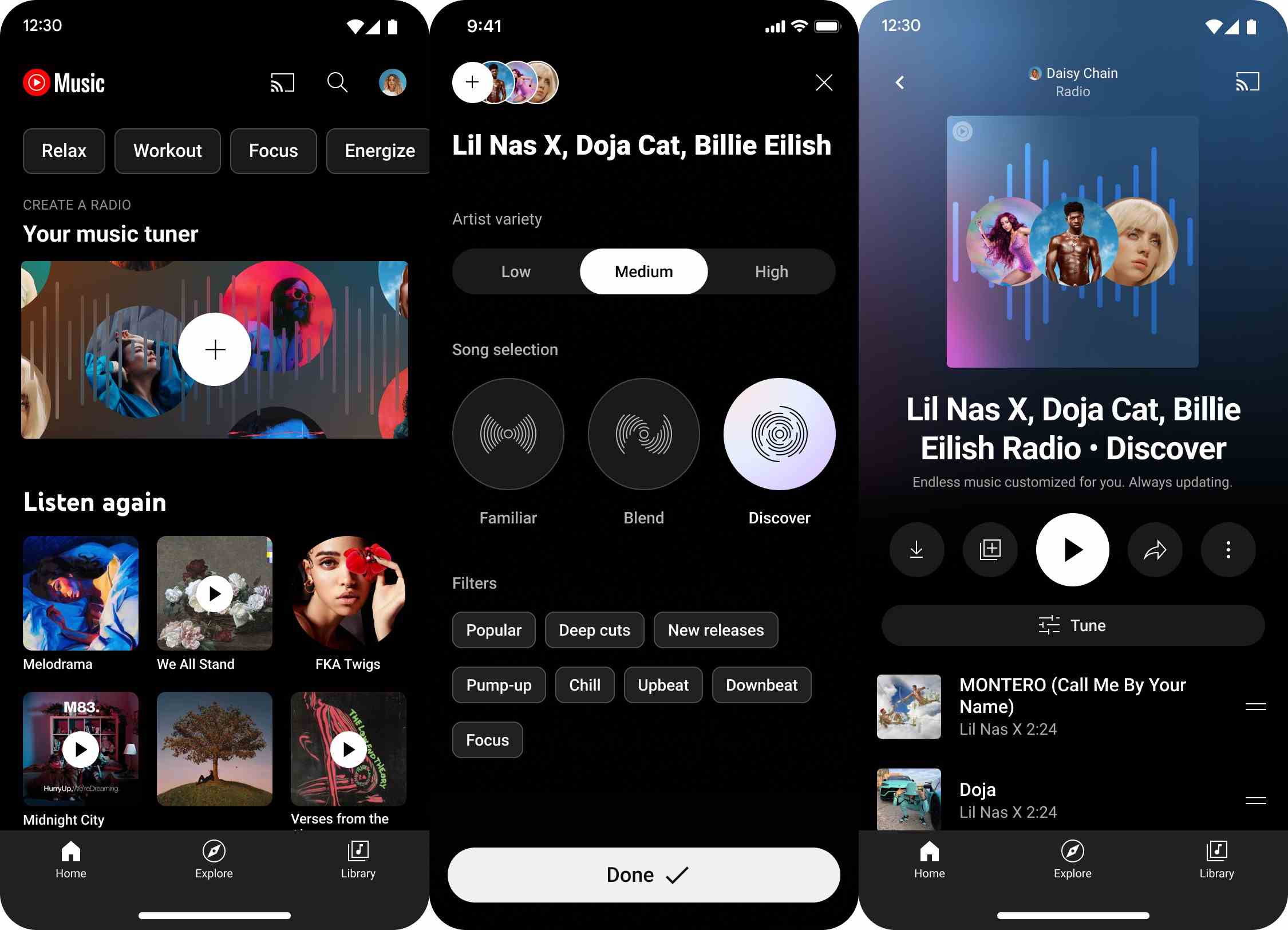 Das neue Radioerlebnis von YouTube Music