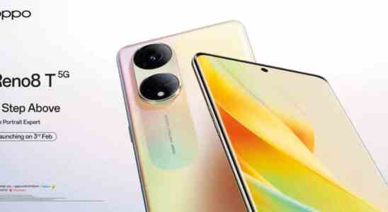 Oppo Reno 8T 5G Smartphone Enco Air3 TWS wird heute in