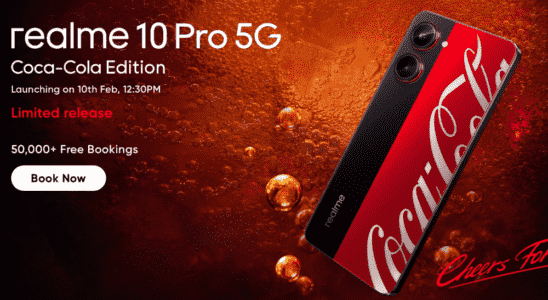 Realme 10 Pro Coca Cola Edition jetzt vorbestellbar