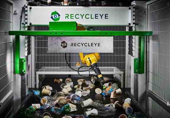 Recycleye schnappt sich 17 Millionen Dollar und nennt die Plastikkrise