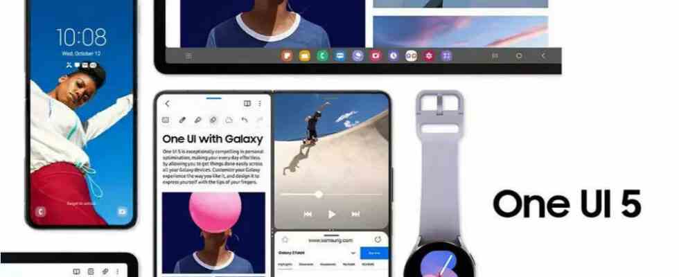 Samsung beginnt mit der Einfuehrung des One UI 51 Updates fuer