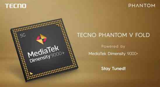 Tecno Phantom V faltbares Smartphone wird auf dem MWC 2023