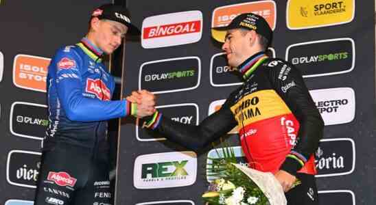 Van Aert entspannt fuer neues Duell mit Van der Poel